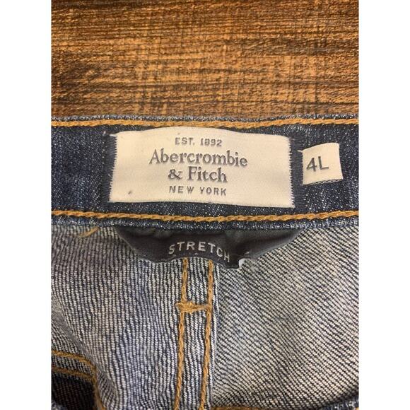 ABERCROMBIE & FITCH Women’s “Madison” Stretch Boot Cut Jeans / Size: 4 Long - Picture 4 of 10